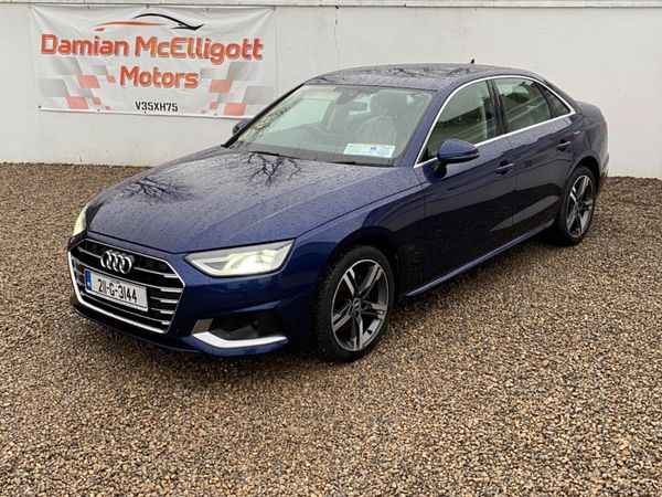 Audi A4 Saloon, Diesel, 2021, Blue