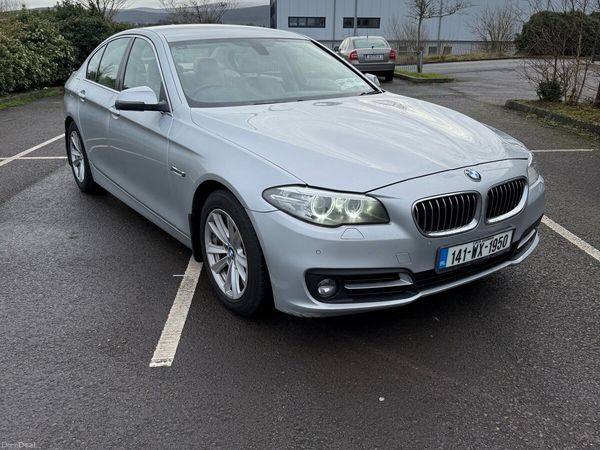 BMW 5-Series Saloon, Diesel, 2014, Silver