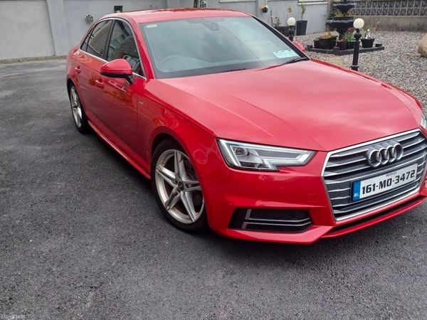 Audi A4 Saloon, Diesel, 2016, Red