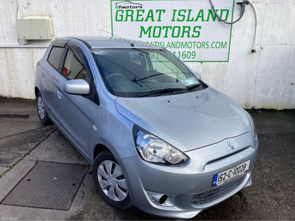 Mitsubishi Mirage Hatchback, Petrol, 2015, Silver
