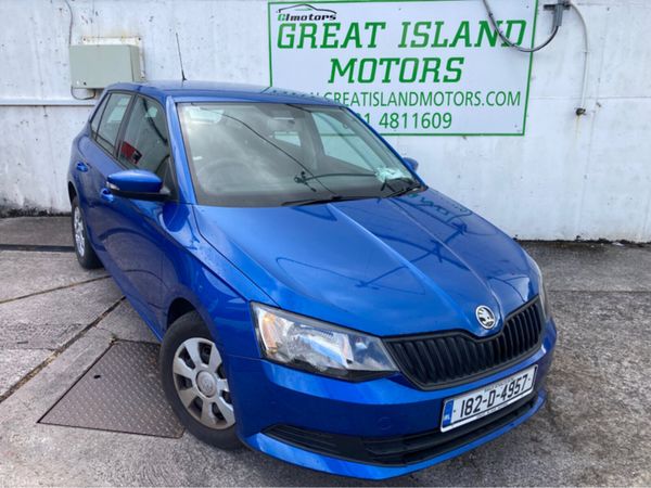 Skoda Fabia Hatchback, Petrol, 2018, Blue