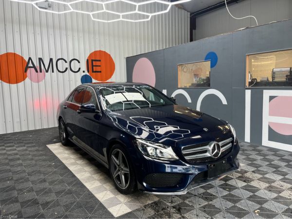 Mercedes-Benz C-Class Saloon, Petrol, 2017, Blue