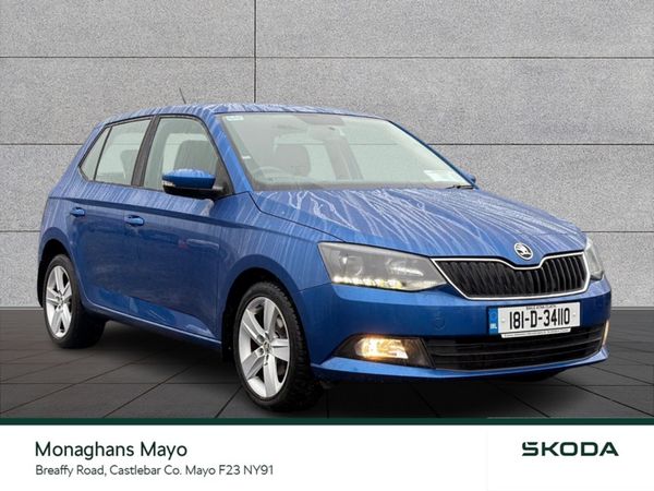Skoda Fabia Hatchback, Petrol, 2018, Blue