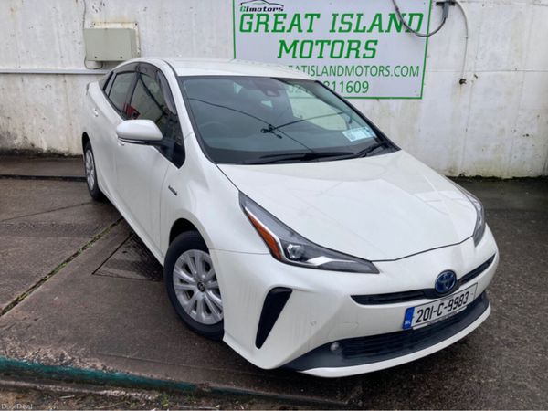 Toyota Prius Hatchback, Petrol Hybrid, 2020, White