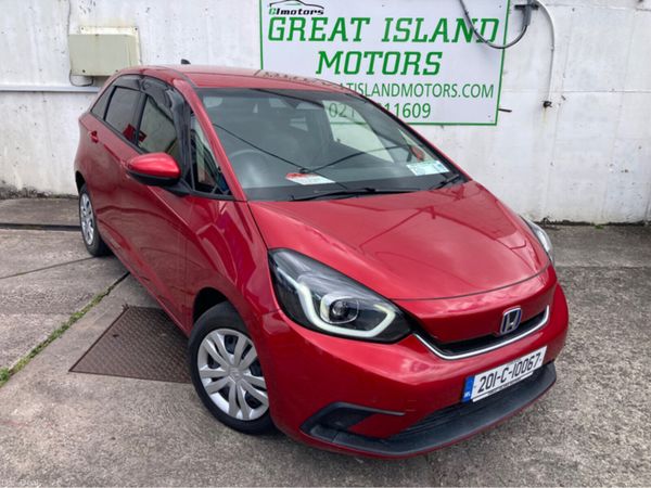 Honda Fit Hatchback, Petrol Hybrid, 2020, Red