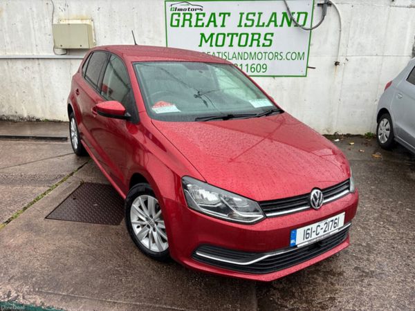 Volkswagen Polo Hatchback, Petrol, 2016, Red
