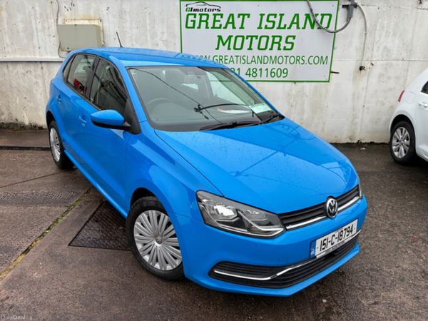 Volkswagen Polo Hatchback, Petrol, 2015, Blue