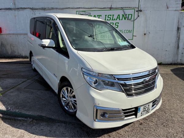 Nissan Serena MPV, Petrol Hybrid, 2015, White