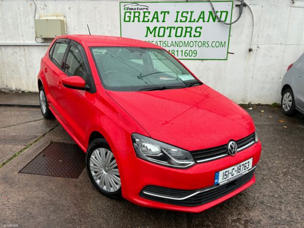 Volkswagen Polo Hatchback, Petrol, 2015, Red