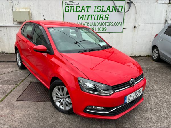 Volkswagen Polo Hatchback, Petrol, 2017, Red