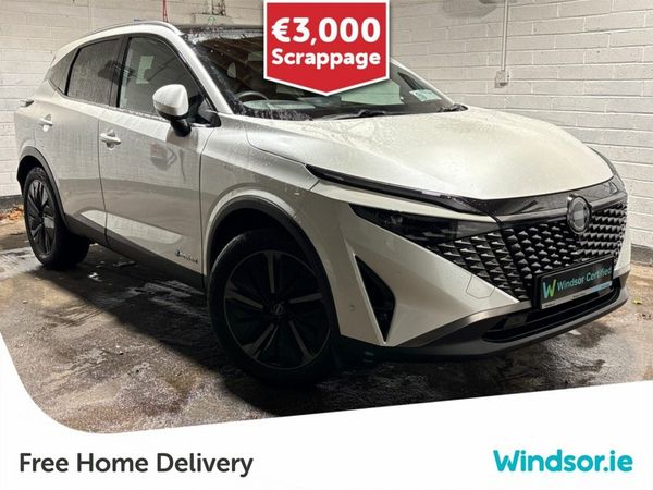 Nissan Qashqai MPV, Petrol Hybrid, 2025, White