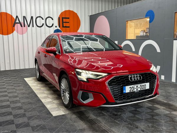 Audi A3 Saloon, Petrol, 2022, Red