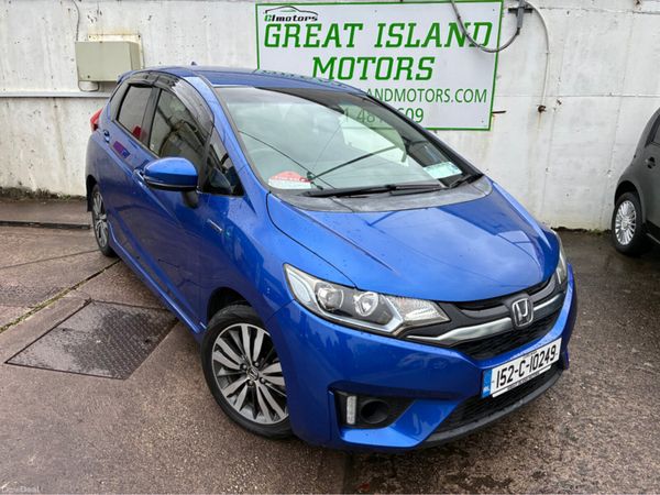 Honda Fit Hatchback, Petrol Hybrid, 2015, Blue