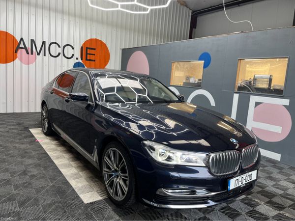 BMW 7-Series Saloon, Petrol Plug-in Hybrid, 2017, Blue