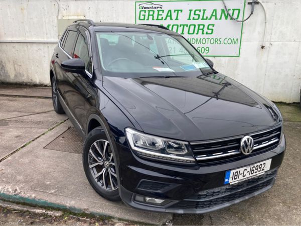 Volkswagen Tiguan Hatchback, Petrol, 2018, Black