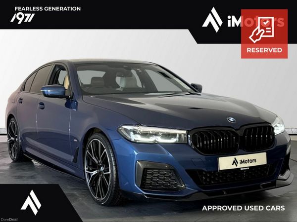BMW 5-Series Saloon, Diesel, 2022, Blue