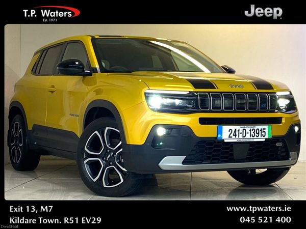 Jeep Avenger MPV, Electric, 2024, Yellow