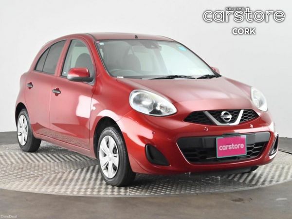 Nissan March Hatchback, Petrol, 2021, Red