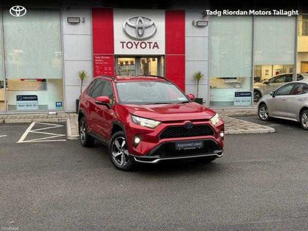 Toyota RAV4 Estate, Petrol Plug-in Hybrid, 2023, Red