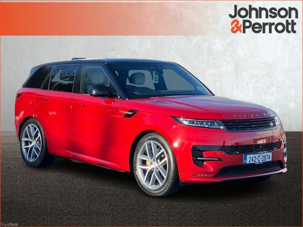 Land Rover Range Rover Sport SUV, Petrol Plug-in Hybrid, 2024, Red