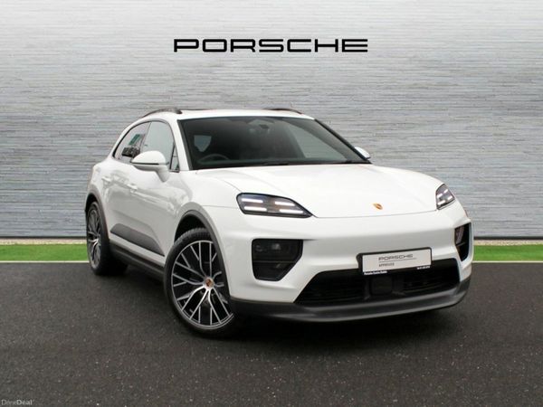Porsche Macan SUV, Electric, 2026, White
