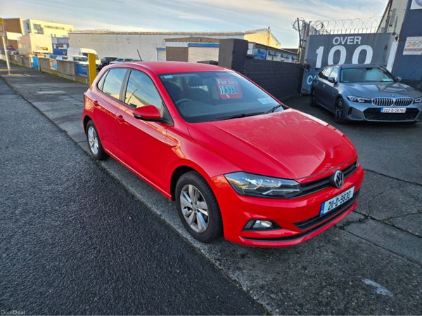 Volkswagen Polo Hatchback, Petrol, 2021, Red
