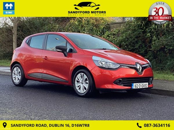 Renault Clio Hatchback, Petrol, 2016, Red