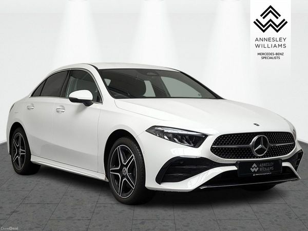 Mercedes-Benz A-Class Saloon, Petrol Plug-in Hybrid, 2025, White