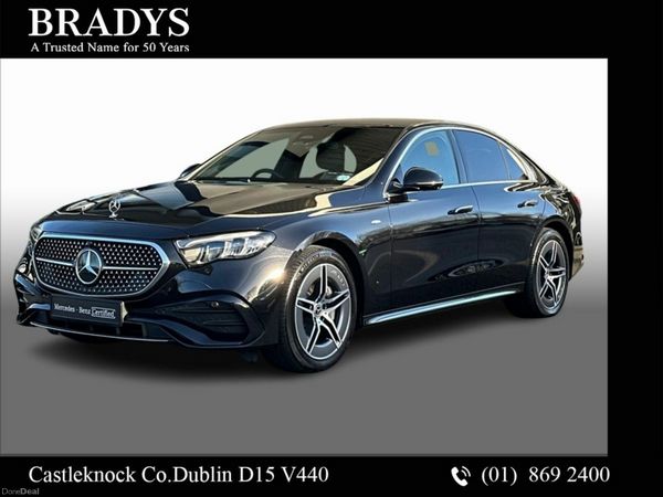 Mercedes-Benz E-Class Saloon, Diesel Plug-in Hybrid, 2025, Black