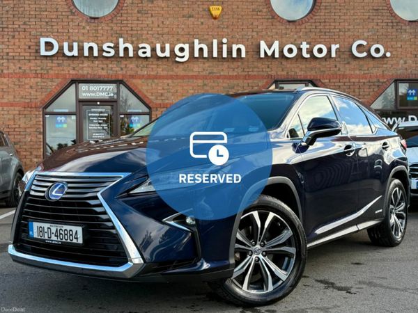 Lexus RX Estate, Petrol Hybrid, 2018, Blue