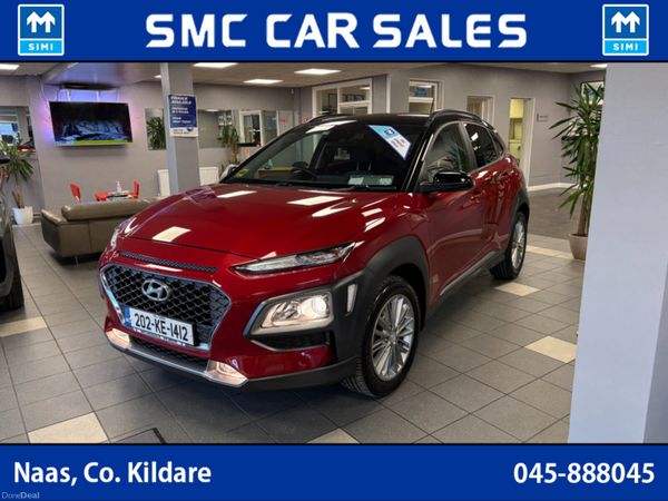 Hyundai KONA SUV, Petrol, 2020, Red