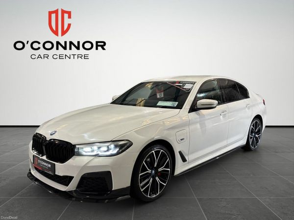 BMW 5-Series Saloon, Petrol Plug-in Hybrid, 2022, White