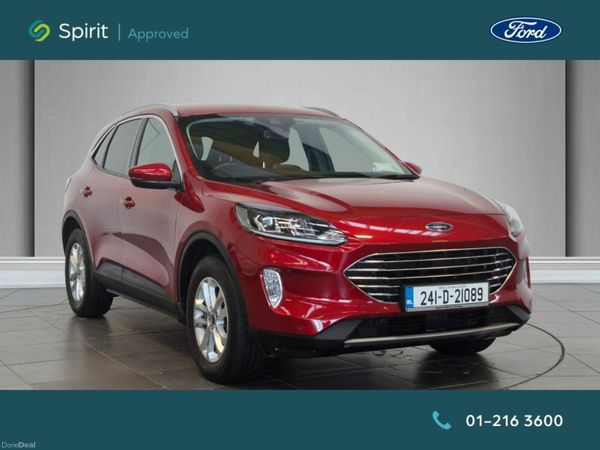 Ford Kuga SUV, Petrol Plug-in Hybrid, 2024, Red