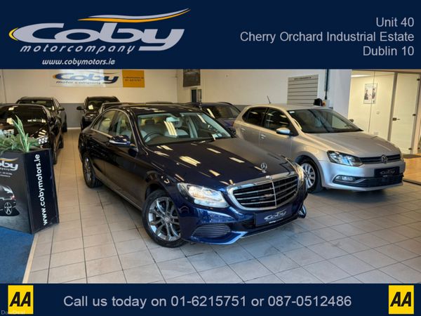 Mercedes-Benz C-Class Saloon, Diesel, 2015, Blue