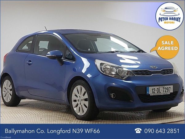Kia Rio Hatchback, Petrol, 2012, Blue