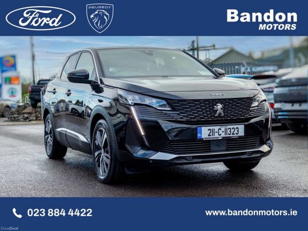 Peugeot 3008 Hatchback, Petrol Plug-in Hybrid, 2021, Black