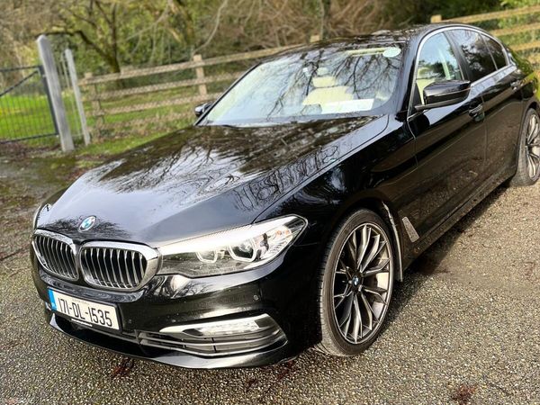 BMW 5-Series Saloon, Diesel, 2017, Black