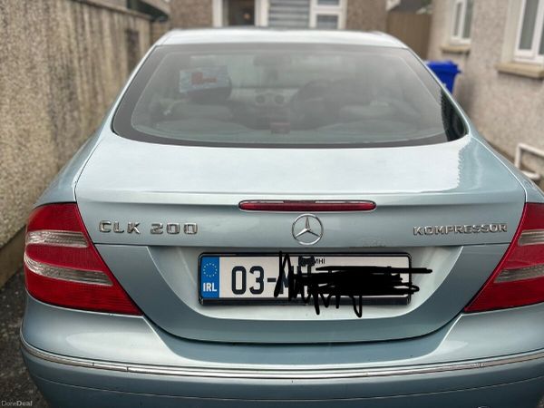Mercedes-Benz CLK Coupe, Petrol, 2003, Blue