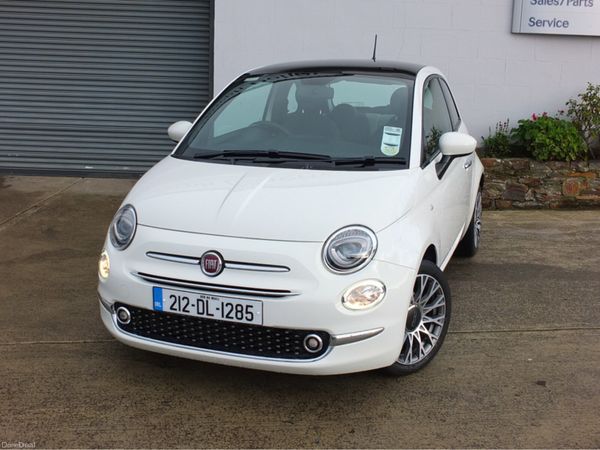Fiat 500 Hatchback, Petrol, 2021, White
