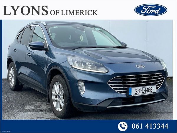 Ford Kuga SUV, Petrol Plug-in Hybrid, 2023, Blue