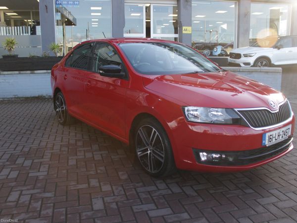 Skoda Rapid Saloon, Petrol, 2016, Red