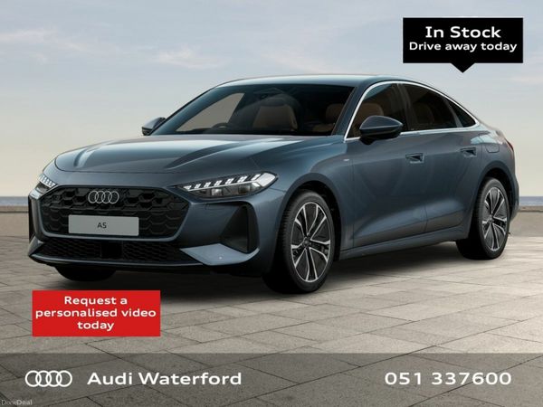 Audi A5 Saloon, Petrol Hybrid, 2026, Blue