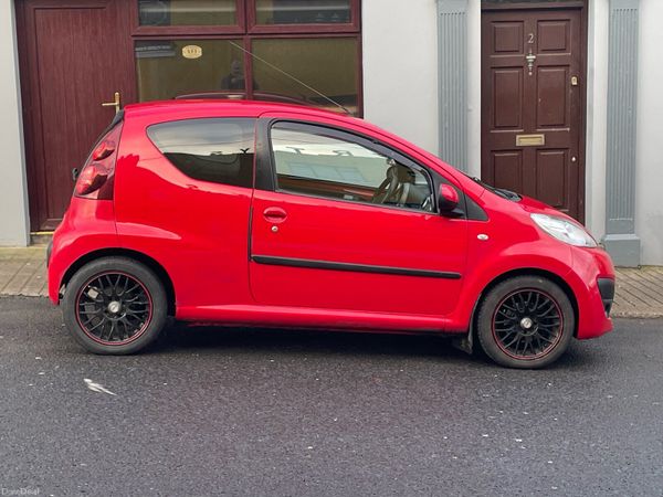 Peugeot 107 Hatchback, Petrol, 2012, Red