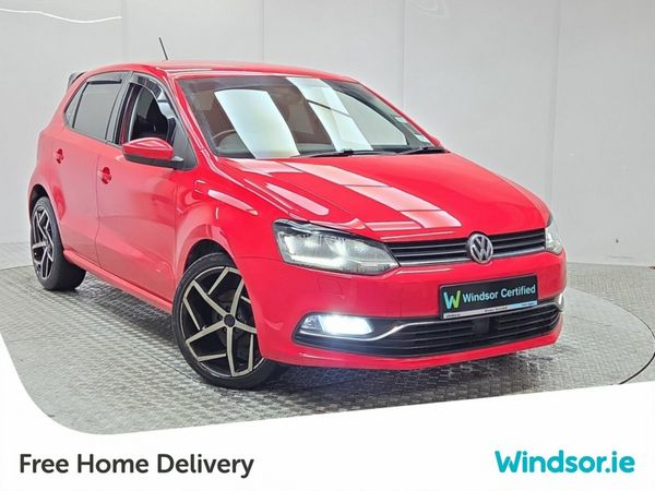 Volkswagen Polo Hatchback, Petrol, 2018, Red