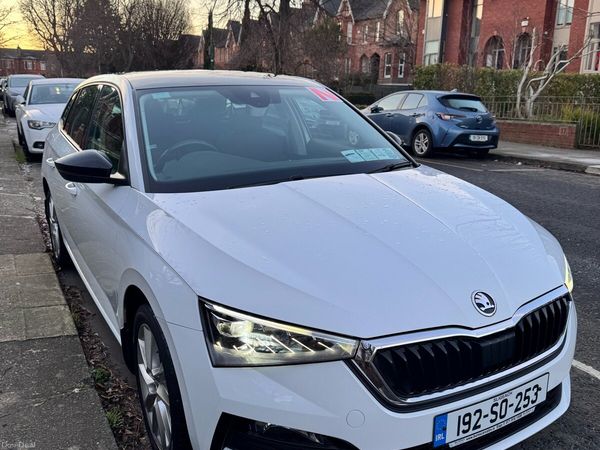 Skoda Scala Hatchback, Petrol, 2019, White