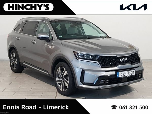 Kia Sorento SUV, Petrol Plug-in Hybrid, 2022, Grey