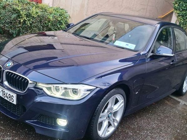 BMW 3-Series Saloon, Petrol Plug-in Hybrid, 2017, Blue