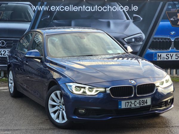 BMW 3-Series Saloon, Petrol Plug-in Hybrid, 2017, Blue