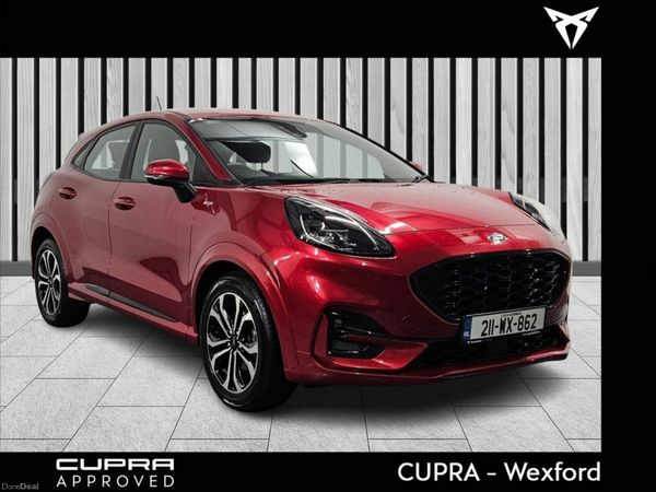 Ford Puma MPV, Petrol Hybrid, 2021, Red