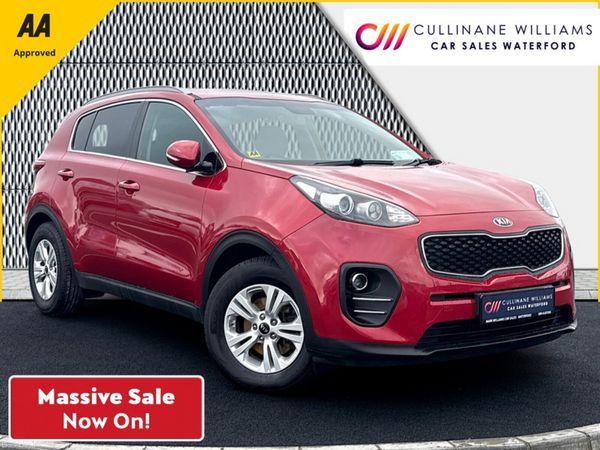 Kia Sportage SUV, Diesel, 2017, Red